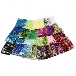 sequins ronds 32x25 gr assortiment