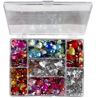 pierres de strass en boite