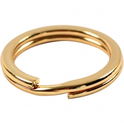anneaux porte cles dore 15 mm 15 pieces