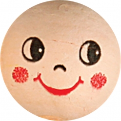boules d ouate avec visages
