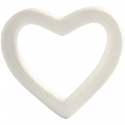 coeur en polystyrene 135 cm