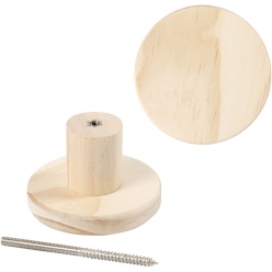 porte manteau 7 cm rond