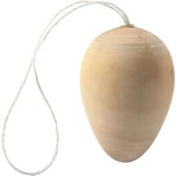 oeufs en bois brut 40 mm 15 pieces