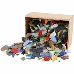 carreaux de mosaiques multicolores 2kg