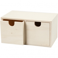 boite tiroirs en bois 92x177 cm