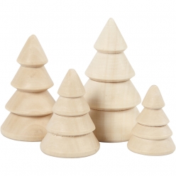 sapins de noel en bois