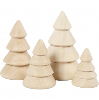 sapins de noel en bois