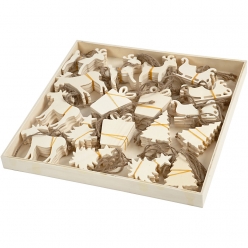 suspensions de noel 7  9 cm 90 pieces