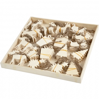 suspensions de noel 7  9 cm 90 pieces