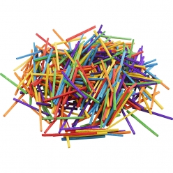 batons d alumettes colores 5 cm 500 gr