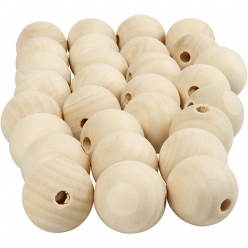 perles en bois