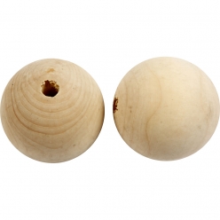 perles en bois