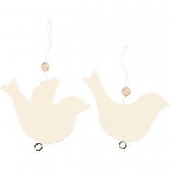 suspension en bois colombes 75x95 cm 10 pieces