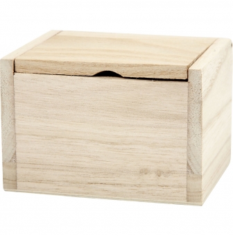 boite avec couvercle rabattable 10x82x67 cm