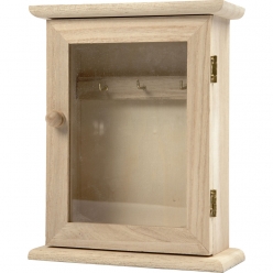 armoire a cles en bois 18x14x6 cm