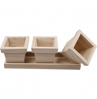 mini jardiniere en bois