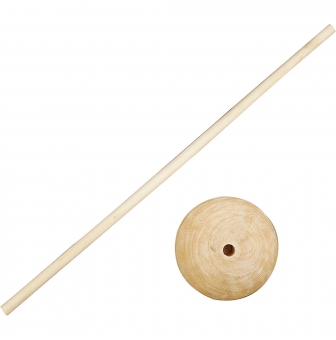 supports en bois avec batons 30 cmx08 cm 5 pieces