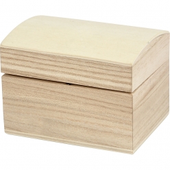 coffret en bois brut 8x6x45 cm