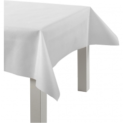 nappe papier imitation tissu blanc 125 cm 10 m