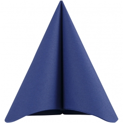 grande serviette de table bleu fonce 40x40 cm 20 pieces