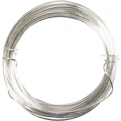 fil metallique argente 04 mm 20m