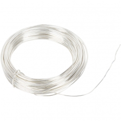 fil metallique argente 1 mm 4m