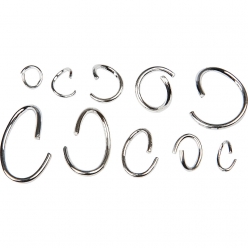 boucles rondes et ovales