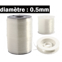 fil elastique 05mm 3 longeurs disponibles