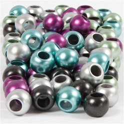 perles pony 10mm trou 4 mm
