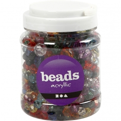 perles a facettes 10  16mm assortiment 400 pieces
