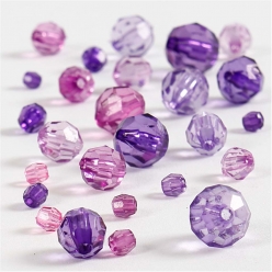 mix de perles a facettes