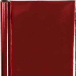 papier cadeaux 4m rouge metallique