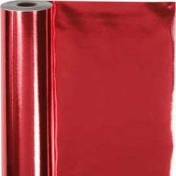grand rouleau de papier cadeau 100m rouge met