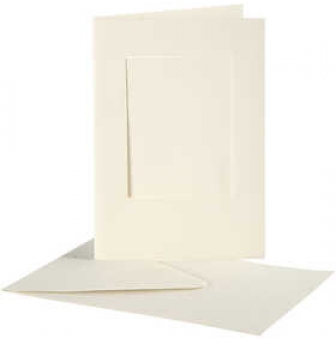 cartes passe partout et enveloppes 10sets