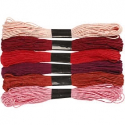 fil a broder  assortiments 6 x8 couleurs