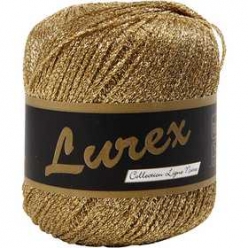 fil paillete lurex 160m or ou argent