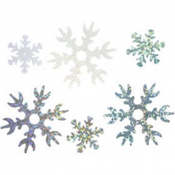 motifs pailletes flocons de neige
