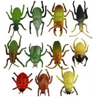 insectes 5 cm lot de 60 pieces