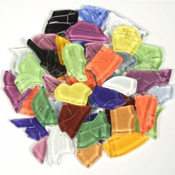mosaique verre crash melange multicolore