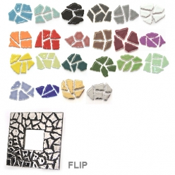 mosaique ceramique flip irreguliere
