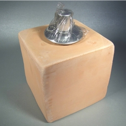 quinquet avec meche 14x14x14 cm