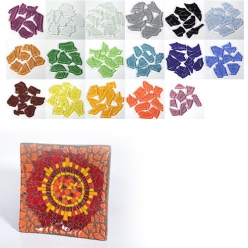 mosaique verre crash