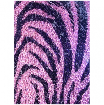 mosaique safety  glas zebre violet noir  plaque 15x20 cm