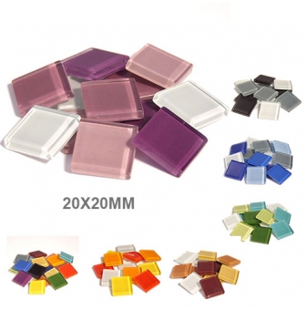 mosaique soft glas assortiment 20x20x4mm