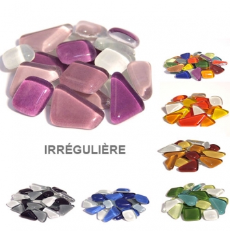 mosaique soft glas irreguliere assortiment