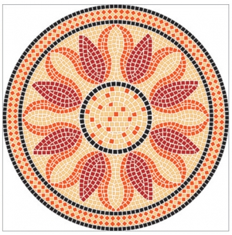 modeles pour mosaique lotus 80 cm