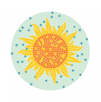 modeles pour mosaique soleil 60 cm