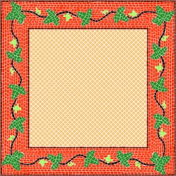 modeles pour mosaique lierre 60x60 cm