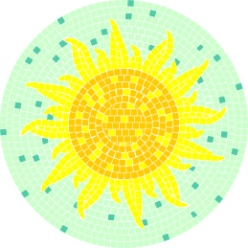 modeles pour mosaique soleil 40 cm