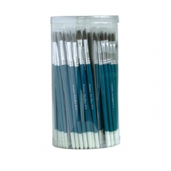 pot 144 pinceaux poils poney tailles assorties